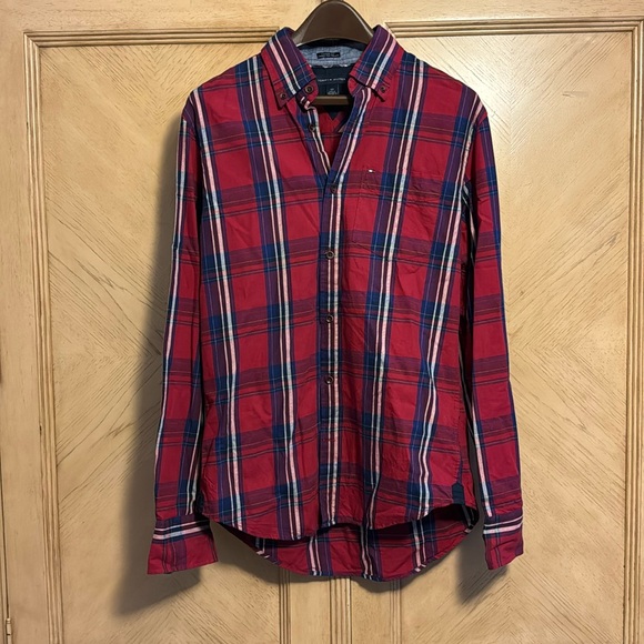 Tommy Hilfiger Mens Button Down Long Sleeve - S/M - Picture 1 of 4